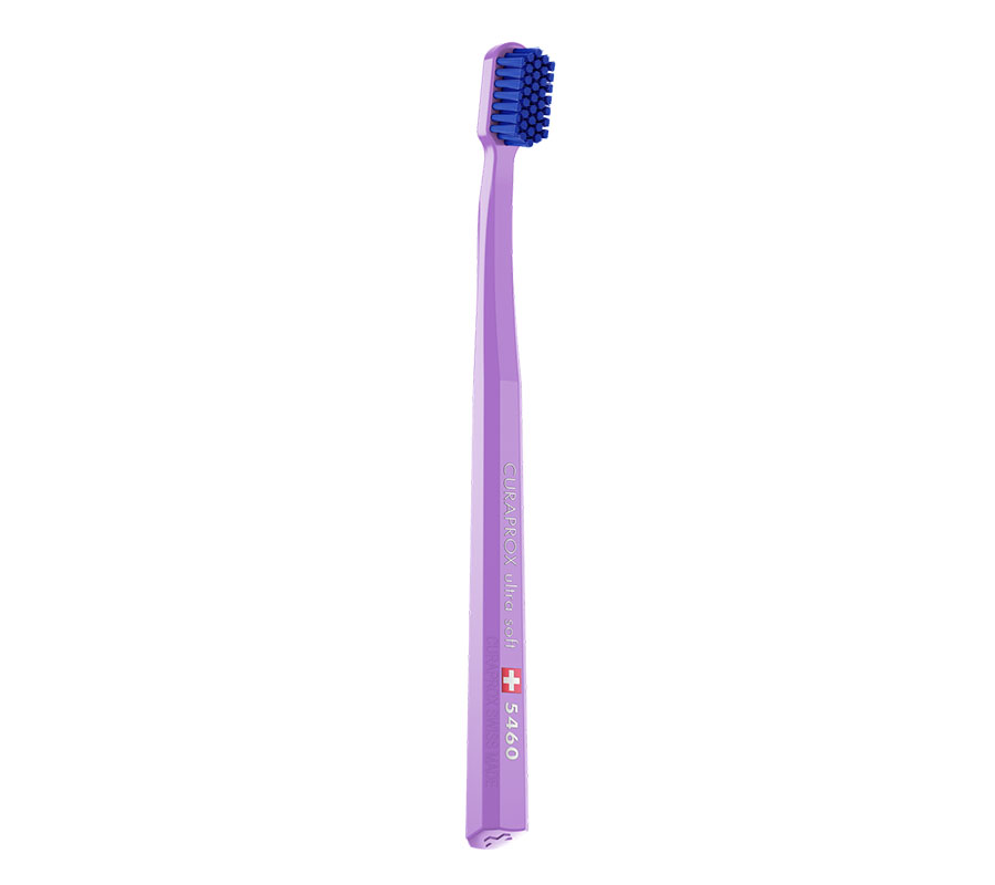 Набор зубных щеток Curaprox CS 5460 Ultra Soft (2 шт.), (сиреневая и оранжевая)