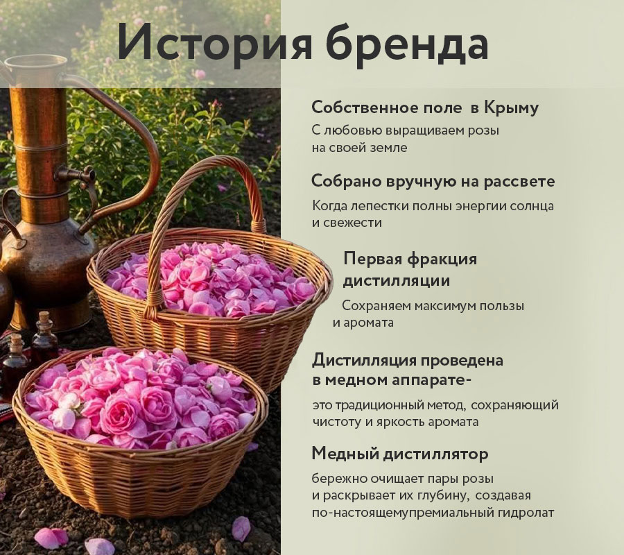 Гидролат розы "Rose de Ishtar" / "Роза Иштар", 100 мл