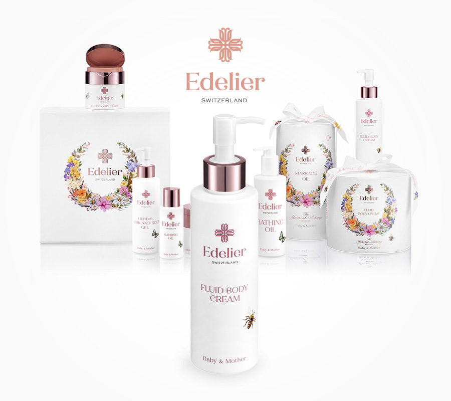 Легкий крем для тела "Edelier", 150мл, Коробка тубус