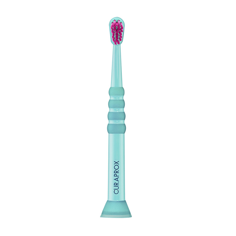 Детская зубная щетка Curaprox Baby 4100 Ultra Soft (от 0 до 4 лет) (бирюзовая)