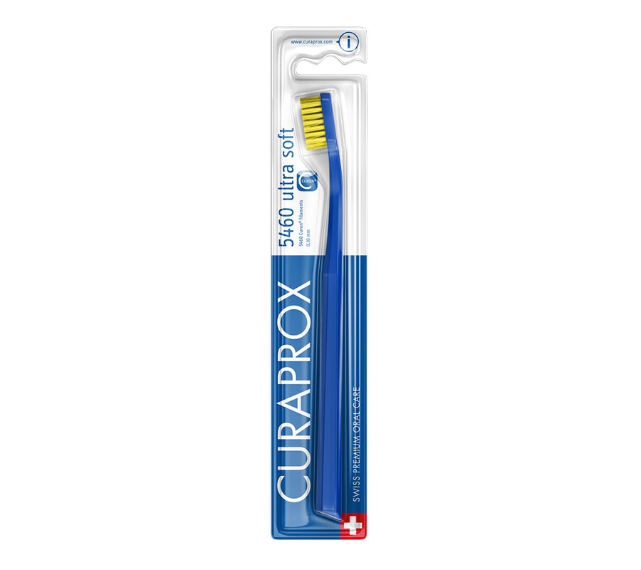 Набор зубных щеток Curaprox CS 5460 Ultra Soft (2 шт.), (темно-синяя и оранжевая)