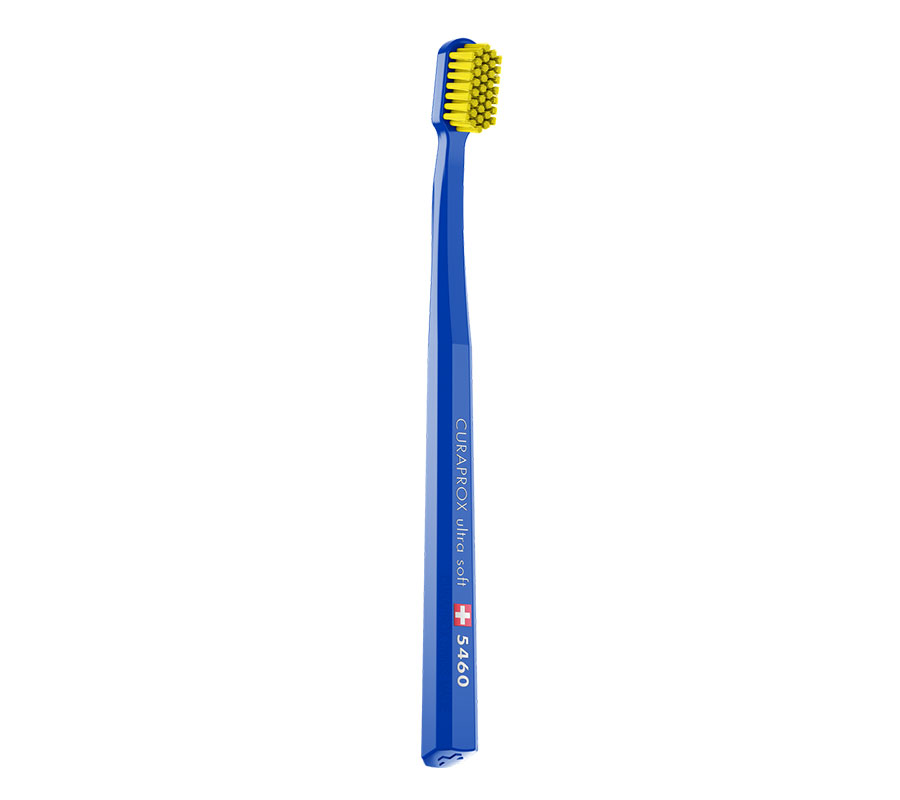 Набор зубных щеток Curaprox CS 5460 Ultra Soft (2 шт.), (темно-синяя и оранжевая)