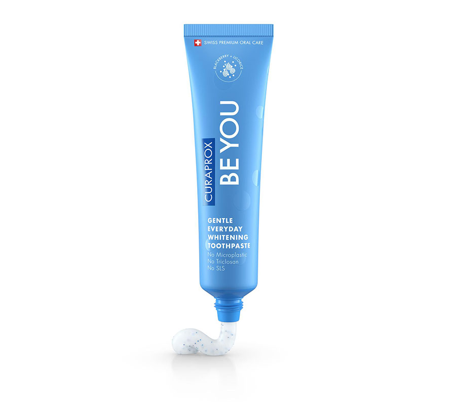 Отбеливающая зубная паста Curaprox Be You со вкусом ежевики и лакрицы, 60 мл