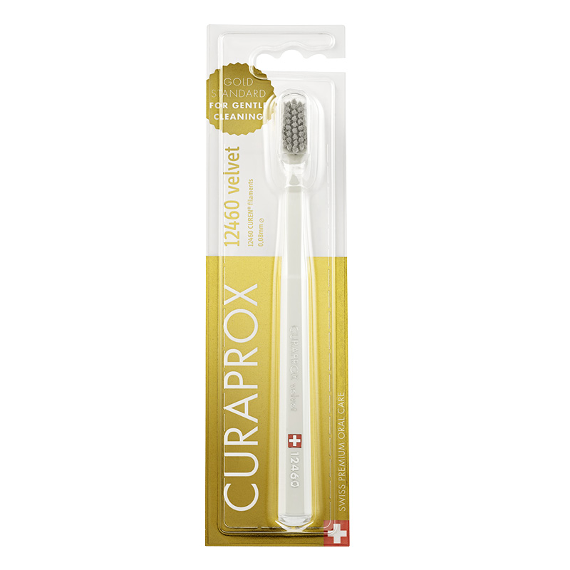 Зубная щетка Curaprox CS 12460 Velvet (белая)