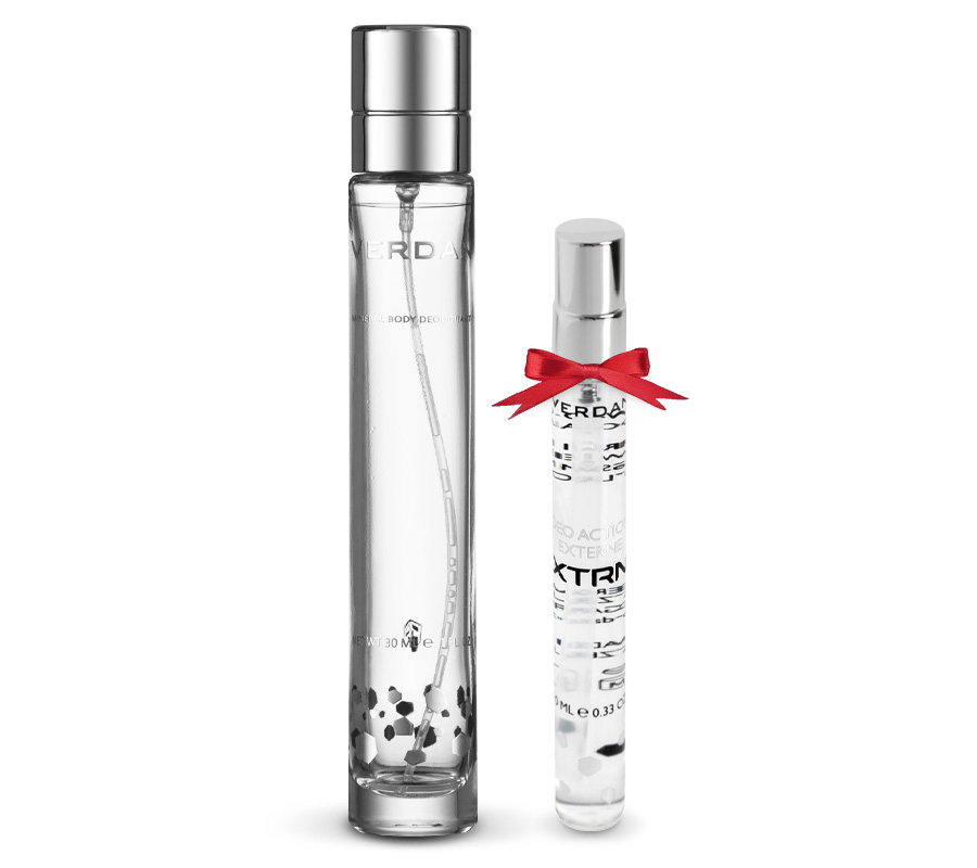 Набор минеральных дезодорантов-спреев VERDAN (2 шт.), 10 ml + 30 ml